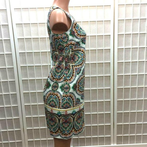 London Times Scoop Neck Shift Dress Size 4 - Picture 3 of 8